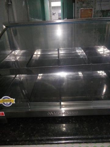 Estufa para lanches oito pratos