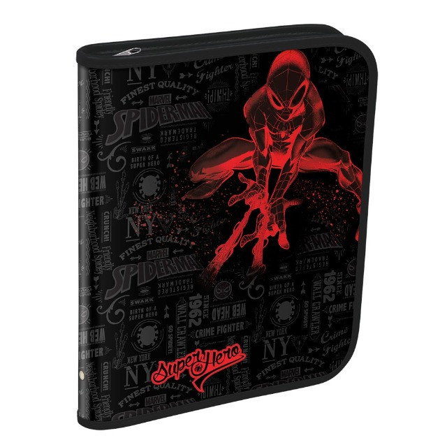Fichário Universitário Spider-Man Grande com Ziper (Marvel) / Por R$ 97,00