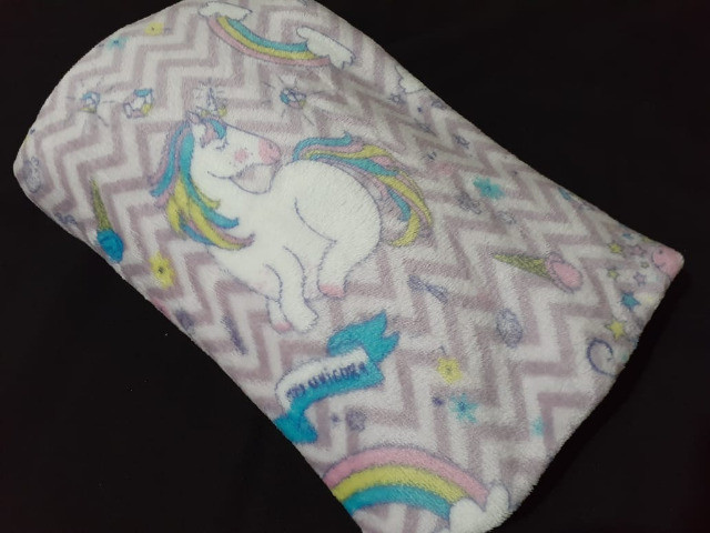 Manta Cobertor Soft Unicórnio Para Cachorros Ou Gatos
