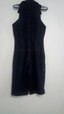 Macacão jeans bermuda - Foto 3