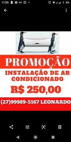 Instalação de ar condicionado