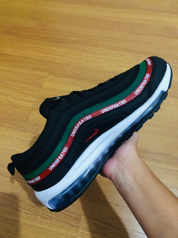 Tenis Air Max 97 tarja - verde e vermelho - Foto 3