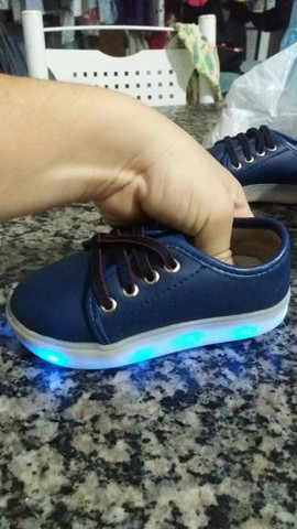 sapato com luzinha