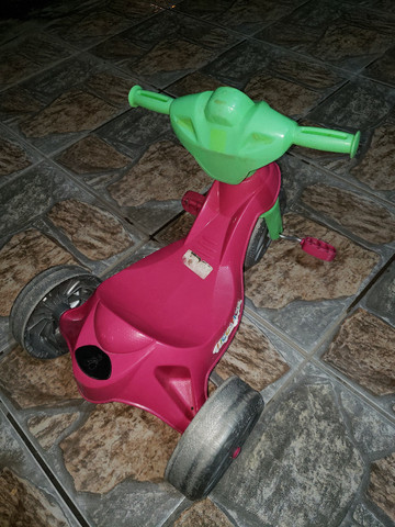Triciclo infantil Rosa e Verde (Só Venda) - Foto 3
