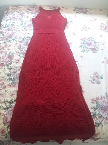 olx vestido vermelho