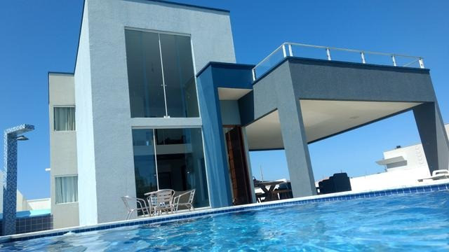 100 meses para pagar -Casa 3 suítes, piscina, cond. c/ portaria de acesso praia Paripueira - Foto 3