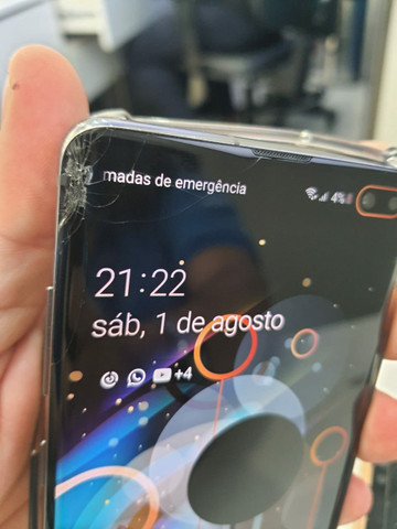 S10+ 512Gb trincado