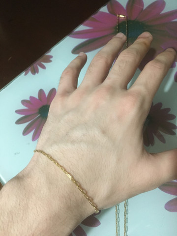 Corrente + Pulseira e Pingente Banhado Ouro 18k - Foto 5