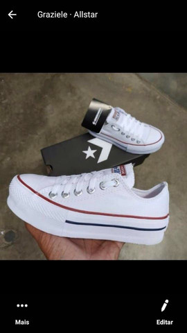 all star branco olx