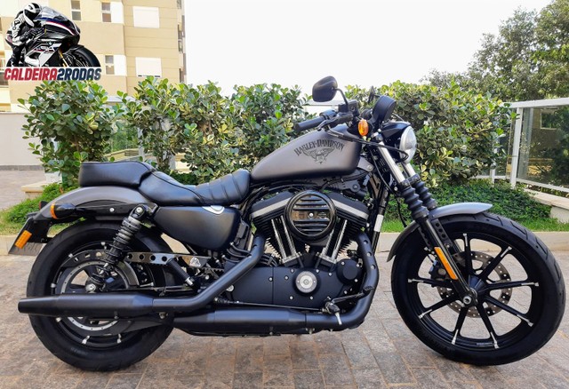 HARLEY DAVIDSON XL 883N IRON 2017 BAIXO KM COMPLETA ACESSÓRIOS