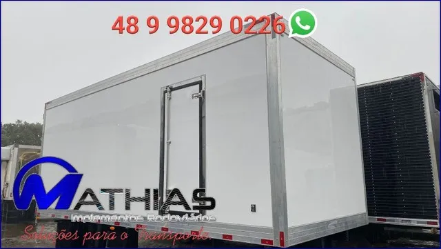 Bau Toco Gancheiro novo 6.50 Mt Portas tripartida 1 porta lateral Escada escamoteavel