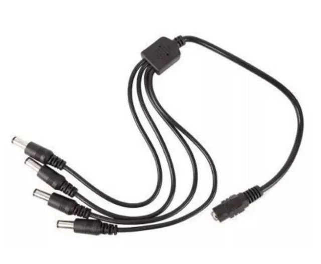 Cabo Conector Adaptador Rabicho P4 1 Fêmea E 4 Macho Fita de Led - Foto 4