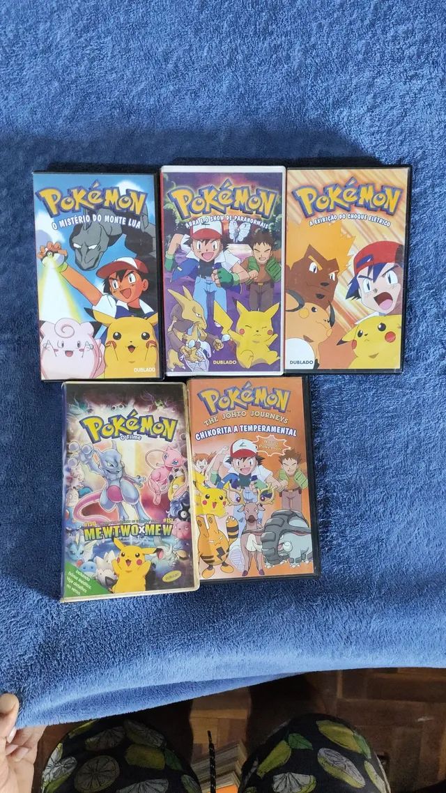 fita VHS Pokémon - Eu Escolho Você, Pikachu! (dublado)