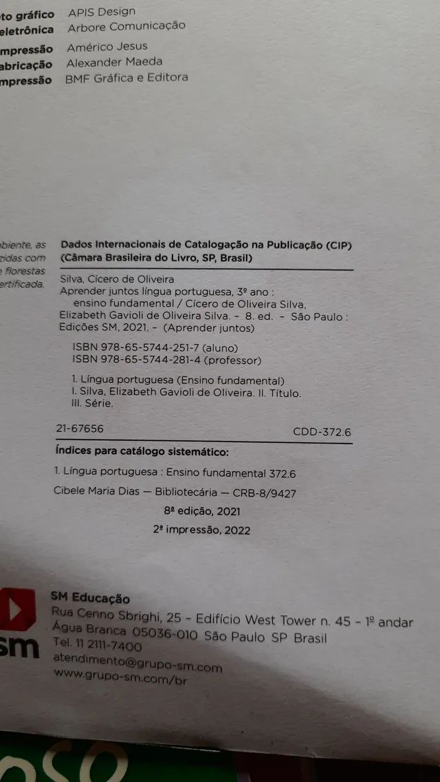SM Aprender Juntos Livro Português 3 ano - Foto 2