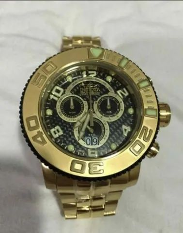 Relógio invicta banhado a ouro SÉRIE LIMITADA ORIGINAL - Foto 2