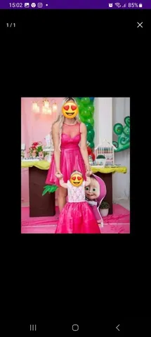 Roupa Barbie mãe e filha  Roupas mae e filha, Mae e filha, Filha