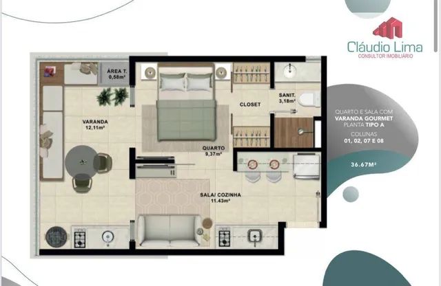 Apartamento com 1 dormitório à venda, 36 m² por R$ 452.900 - Ondina - Salvador/BA