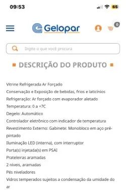 Balcão refrigerado para frios e laticínios- supermercado / padaria - marca gelopar - Foto 3