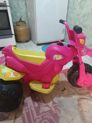 Moto Elétrica Infantil Motoca Cross Menina - Glumi