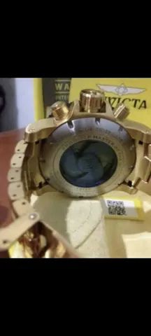 Relógio invicta banhado a ouro SÉRIE LIMITADA ORIGINAL - Foto 4