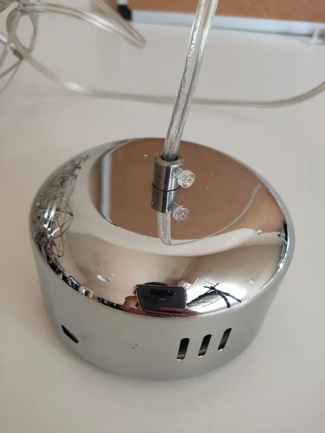 Lustre luminária de led em formato redondo  - Foto 6