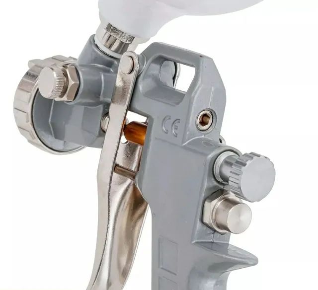 Kit Pistol Pulverizador Pintura + Mangueira + Engates - Foto 4