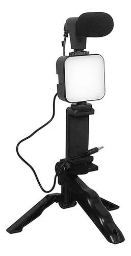 Kit De Gravação 4 Em 1Tomate Mtg 2222 Com Microfone E Led - Foto 3