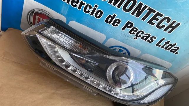 Farol lado esquerdo xenon e led tracker 2017 a 2019 - Foto 2