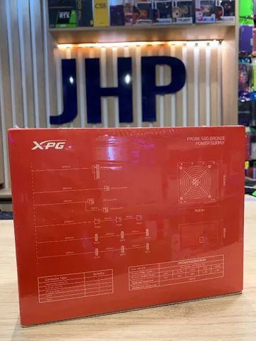Fonte XPG Probe 500W 80+ XPG500B - Loja Física  - Foto 2