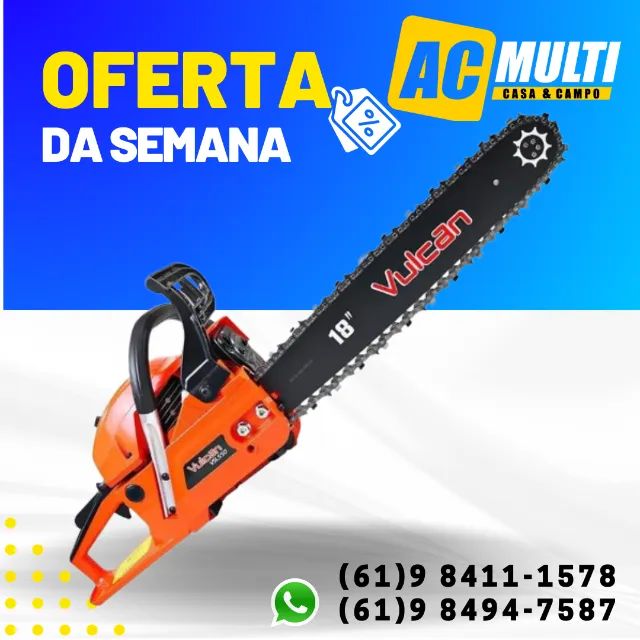 Motosserra VSL550 2T 55cc 3,0HP Vulcan