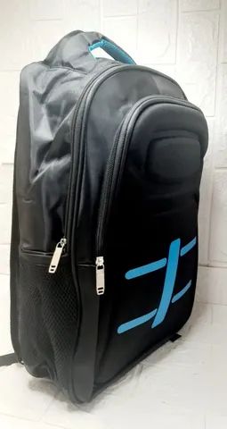 mochila notebook impermeavel18"id-3827m saida usb e fone key- preto com azul