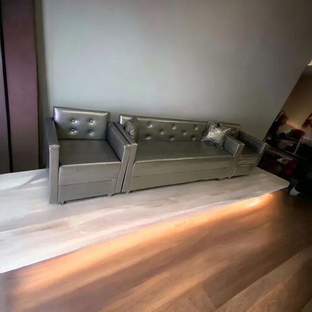 Sofá de 3 Lugares! Para a Espera de seus Clientes, Conforto e modernidade Novos - Foto 5