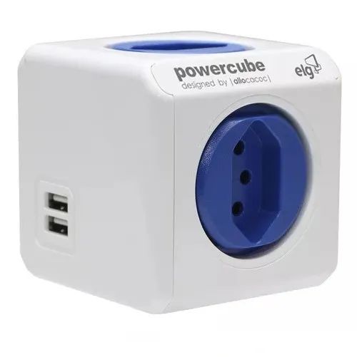 Adaptador Filtro Bivolt Powercube ELG Pwc R5 Usb - Foto 3