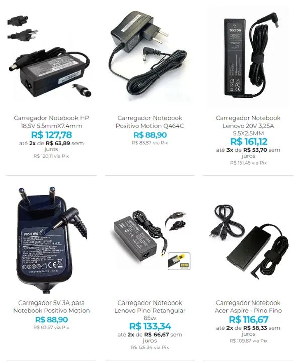 Carregador Notebook Samgung, Dell, Lenovo, Acer - Foto 2