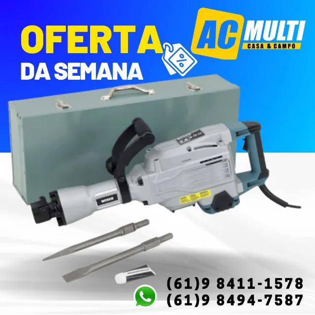 Martelete Rompedor Demolidor eletrico - 1700W WS3204K 220V