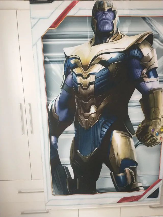 Relíquia Colecionador Marvel Banner do Thanos