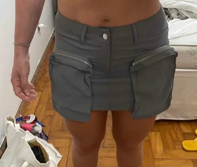 Saia curta cargo stilosa TAM 42 - Foto 3