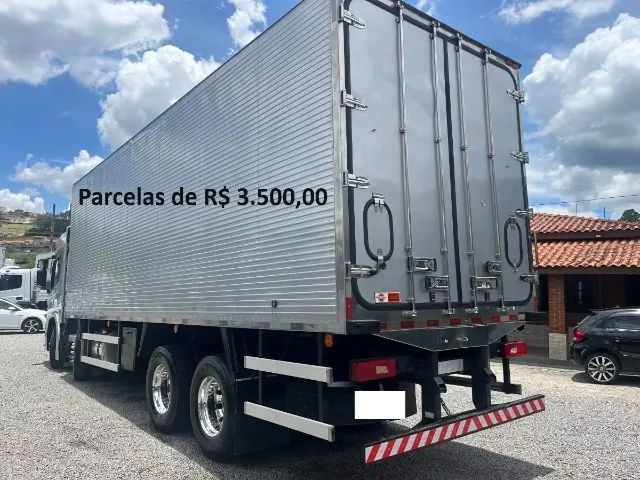 Scania P320 2020 8x2 Bitruck Baú Câmera Fria Entrada mais Contrato de Serviço. - Foto 2