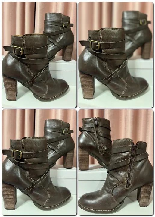 Bota em couro 