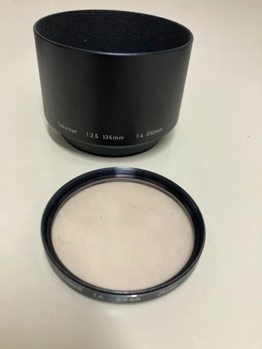Lente Pentax Takumar 200mm 4 teleobjetiva - Foto 2
