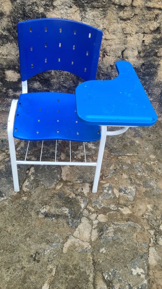 Cadeira escolar adulto em polipropileno canhota - Foto 4
