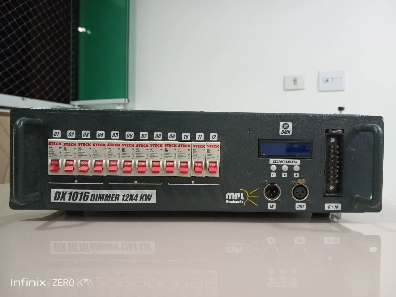 Dimmer 12x4 KW - DX 1016 - Iluminação Profissional