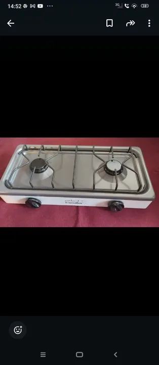 Fogão a gás Esmaltec 2 Bocas - Novo