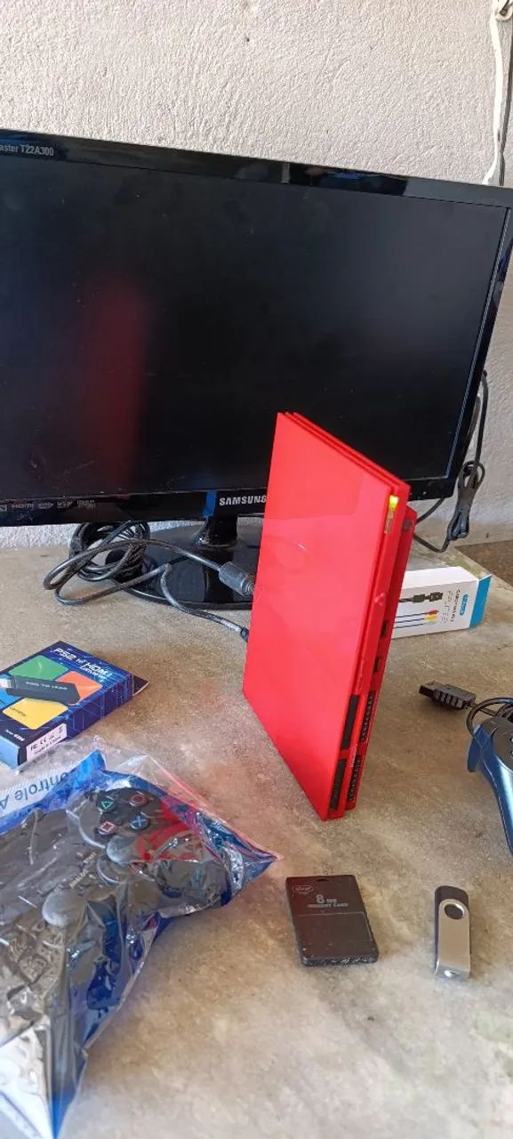 Ps2 customiszado Red completo  - Foto 3
