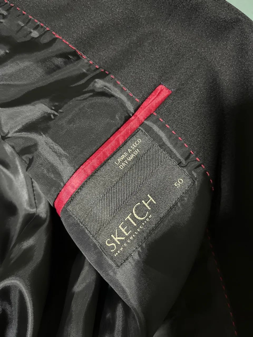 Blazer Social Preto N° 50 Sketch - Foto 3