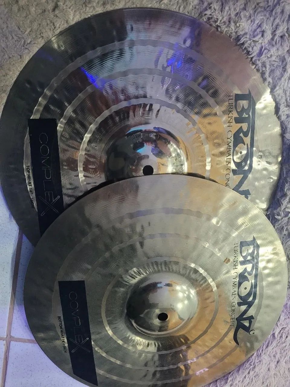 hi hat (Chimbal) - 14 polegadas - Foto 3