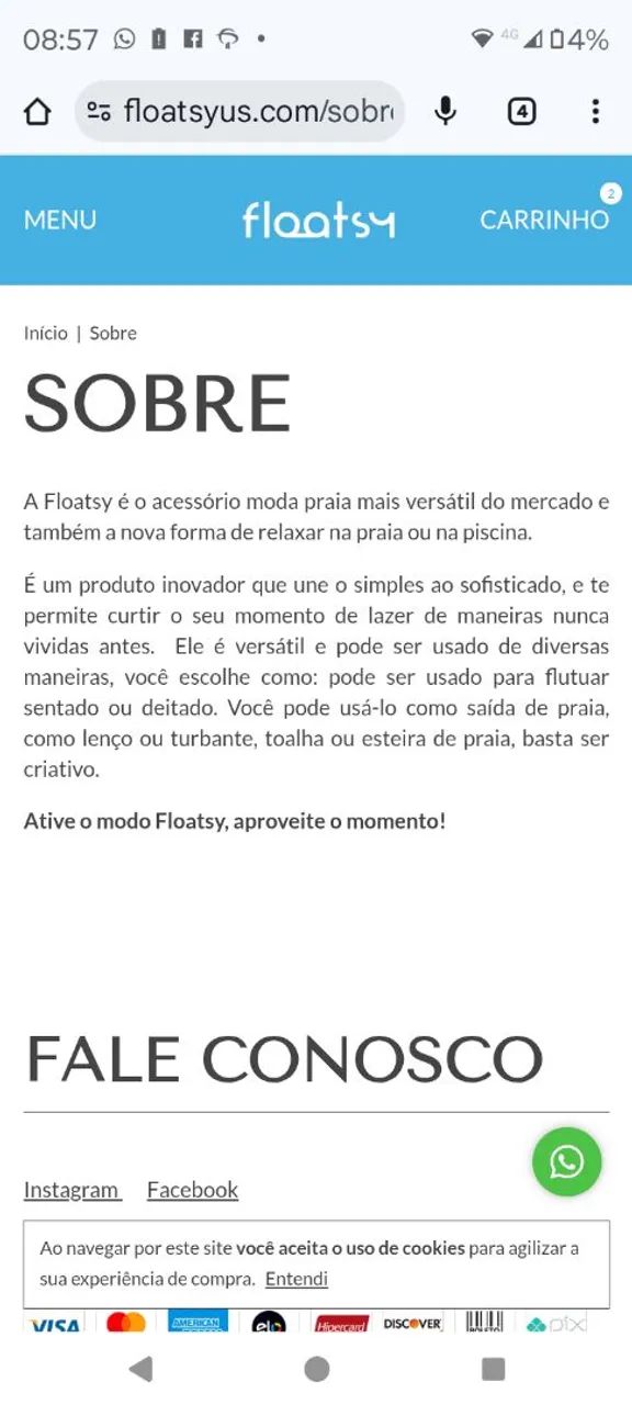 Um único produto:Saída de Praia, Bóia, Esteira e mais. Produto Versátil da Floatsy - Foto 3