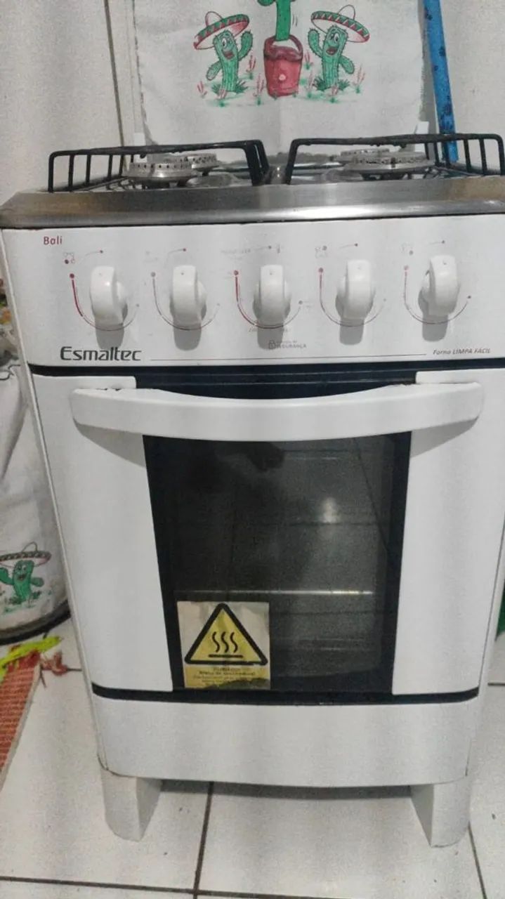 Fogão 4 Bocas Esmaltec - Semi Novo