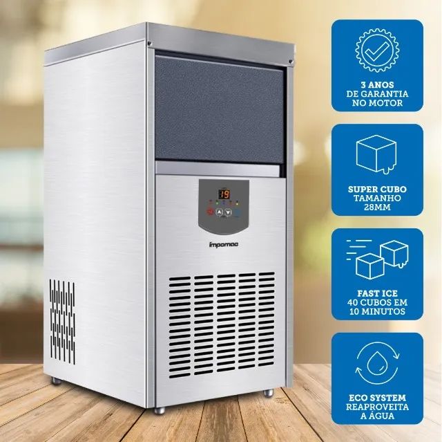 Máquina de Gelo Cubo TH50 - Até 38 Kg/dia * Cesar.