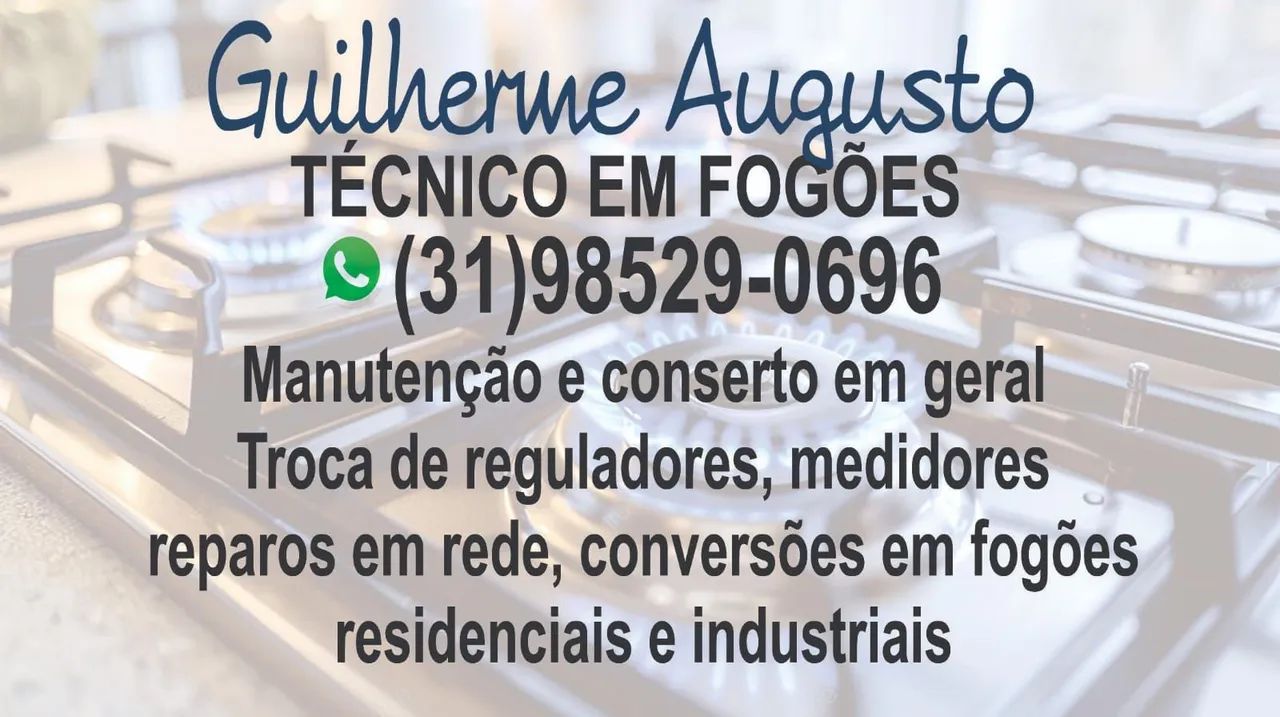 Manutenção em fogões em geral 